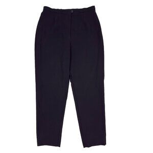 GIORGIO ARMANI 100% Wool VTG Black Designer Classic Office Pants sz IT 46